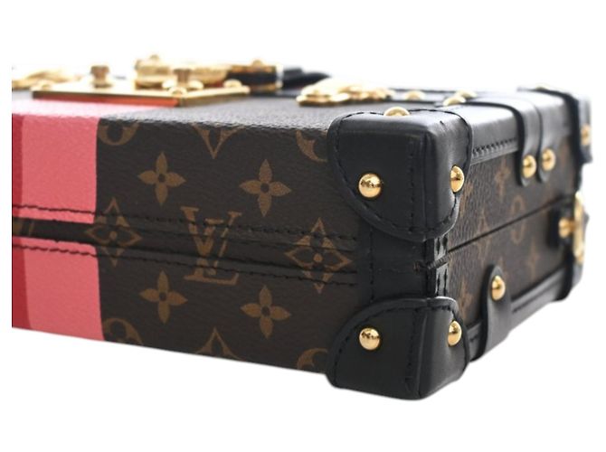Louis Vuitton Petite Malle Marrone Monogramma - vista 8