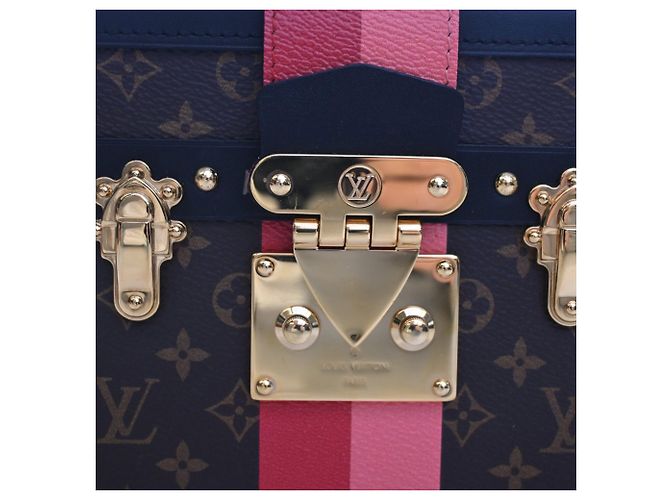 Louis Vuitton Petite Malle Marrone Monogramma - vista 9
