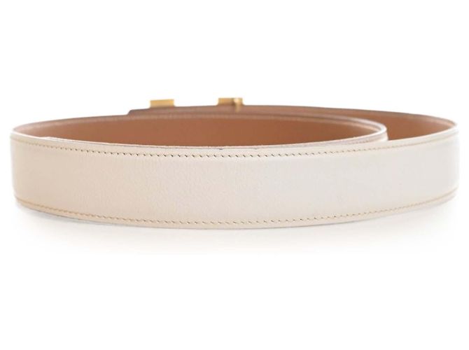 Hermès Weiß Epsom Constance H Wendegürtel - Ansicht 3