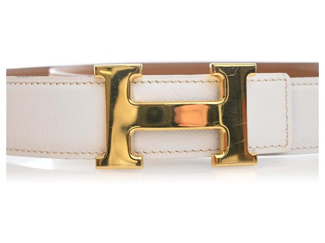 Hermès Weiß Epsom Constance H Wendegürtel - Ansicht 5