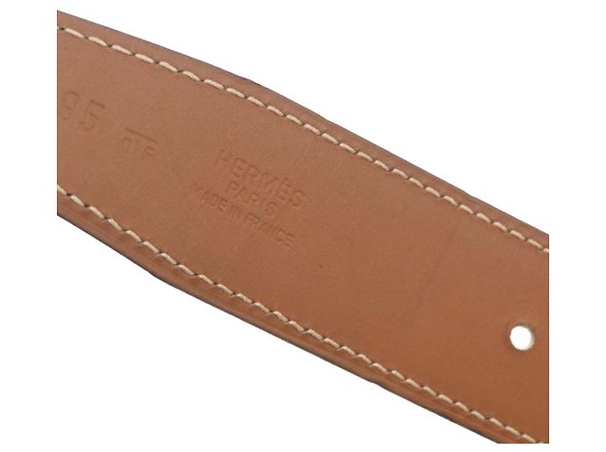 Hermès Weiß Epsom Constance H Wendegürtel - Ansicht 6