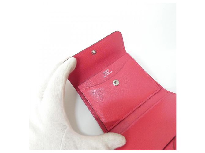 Monedero compacto Iliade de Hermès Rosa - vista 8