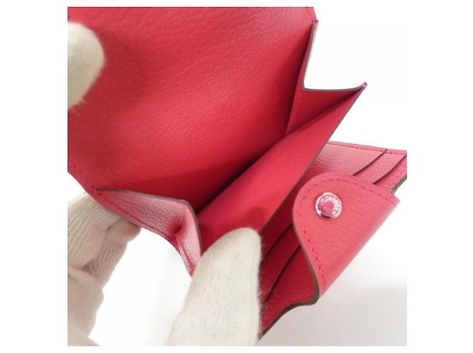 Monedero compacto Iliade de Hermès Rosa - vista 9