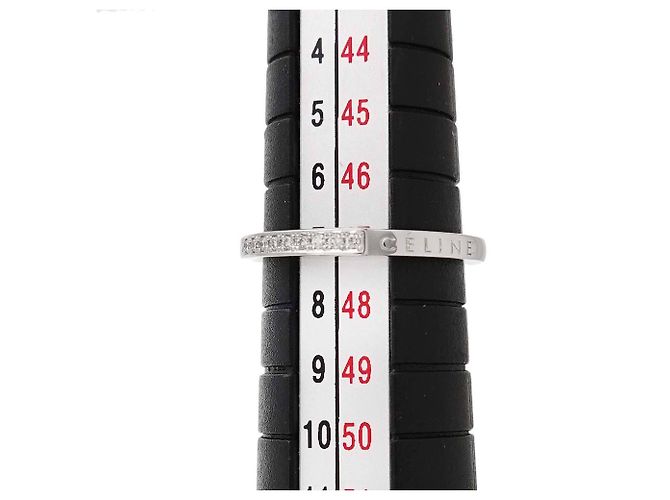 Diamond Céline Bague en Platine avec Diamants Celine - vue 6