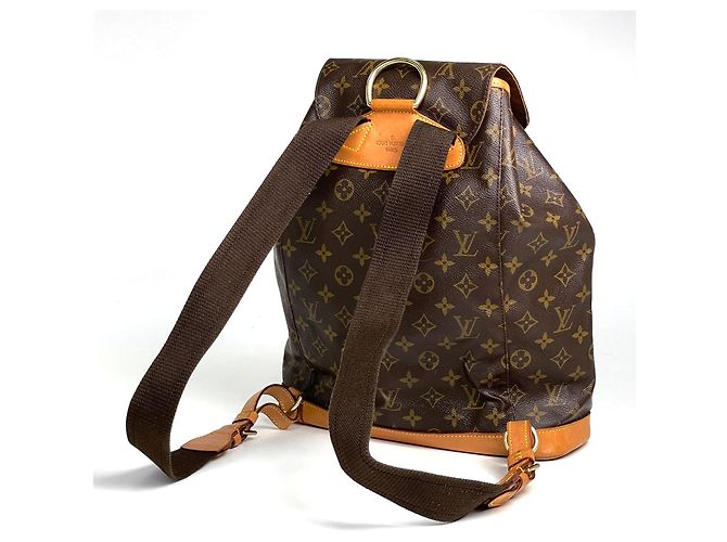 Zaino Montsouris GM Louis Vuitton Marrone - vista 2
