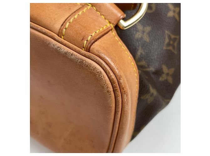 Zaino Montsouris GM Louis Vuitton Marrone - vista 4