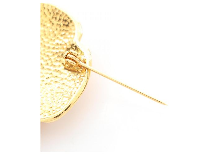 Spilla placcata in oro con il logo Coco di Chanel D'oro - vista 4