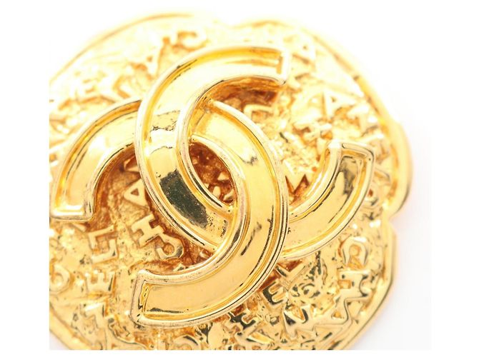 Spilla placcata in oro con il logo Coco di Chanel D'oro - vista 5