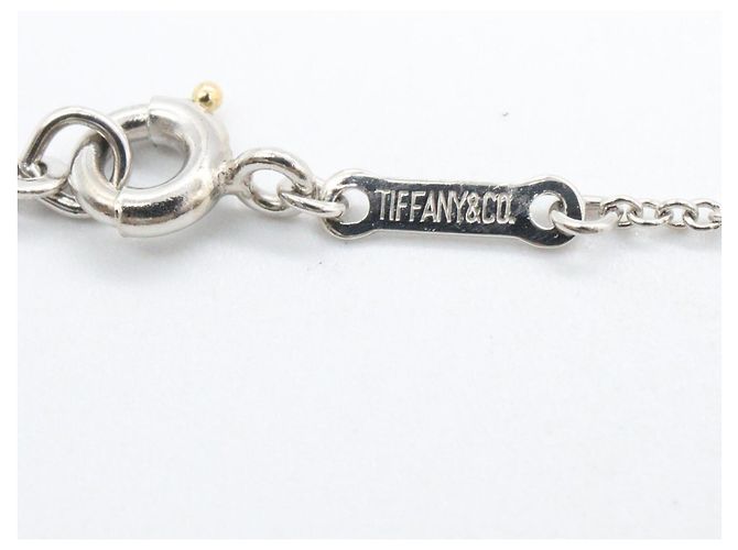 Collana in diamante Bean di Tiffany & Co. in platino Argento - vista 3