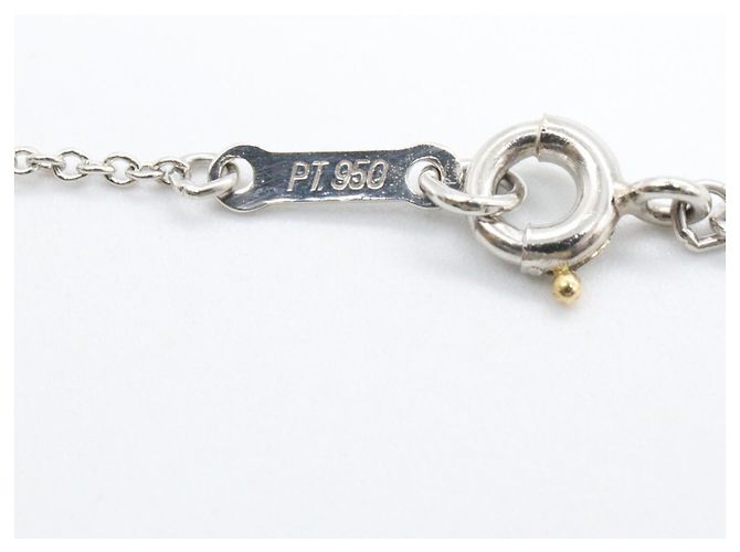 Collana in diamante Bean di Tiffany & Co. in platino Argento - vista 4