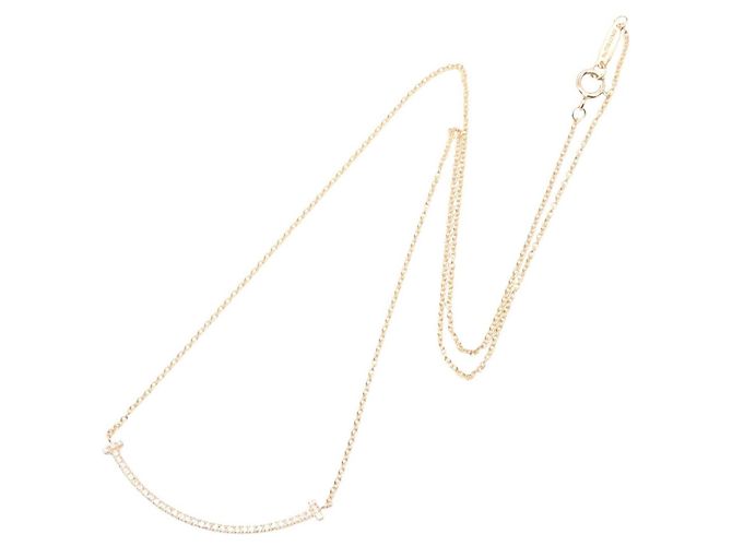 Collana Piccolo Diamante T Smile di Tiffany & Co. D'oro - vista 2