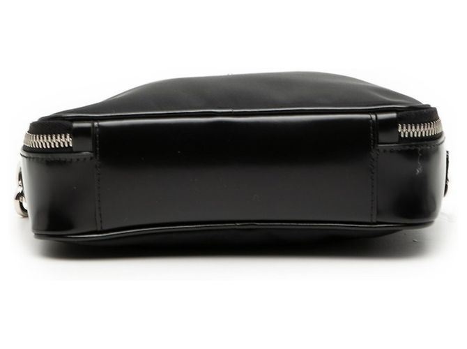 Bolsa de ombro RE-Nylon com logo triangular Prada Preto - vista 3
