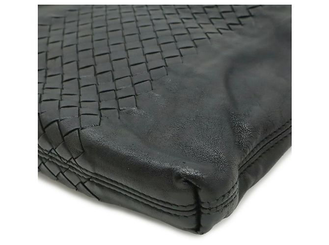 Borsa a Spalla Intrecciato Bottega Veneta Nero - vista 4