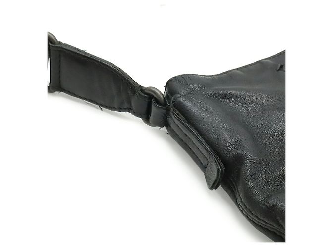 Borsa a Spalla Intrecciato Bottega Veneta Nero - vista 9