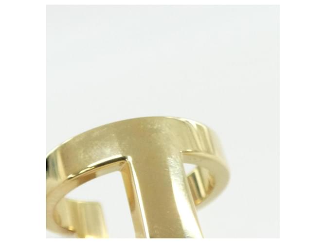 Ring Sciarpa Muffler Anello H Perle di Hermès Blu D'oro - vista 4