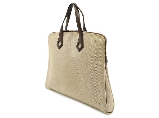 Borsa Tote Ybou MM di Hermès Marrone - vista 3