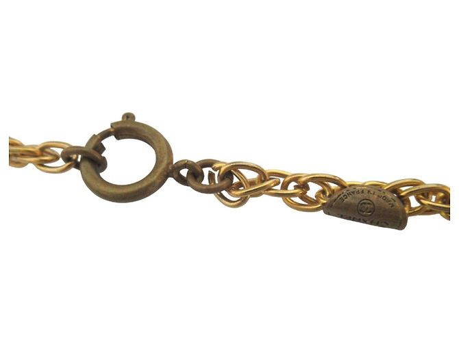 Collana a catena con strass Chanel Coco Mark D'oro - vista 5