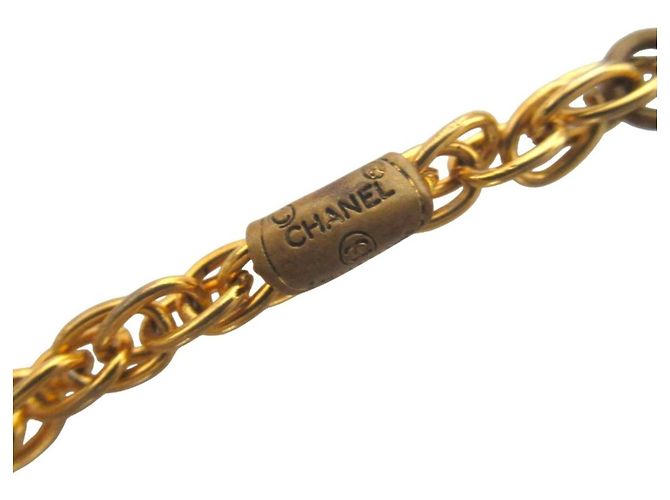 Collana a catena con strass Chanel Coco Mark D'oro - vista 6