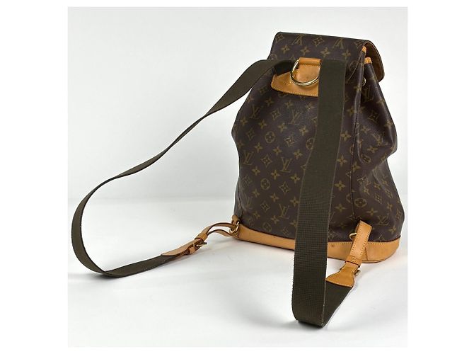 Zaino Montsouris GM Louis Vuitton Marrone - vista 2