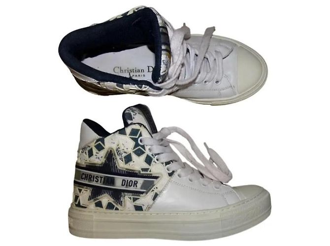 Sneakers con lacci Dior Walk'n Dior Star Bianco - vista 4