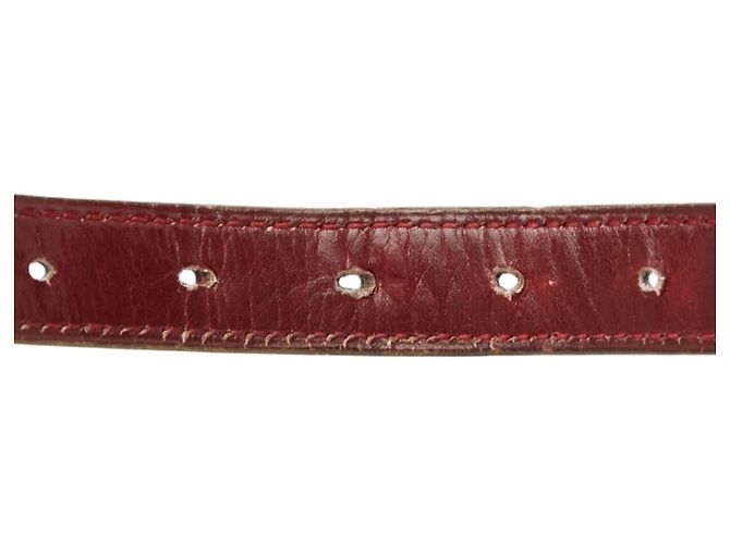 Reversibler Gürtel von Hermès Rot Marineblau - Ansicht 4