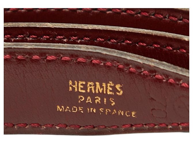 Reversibler Gürtel von Hermès Rot Marineblau - Ansicht 5
