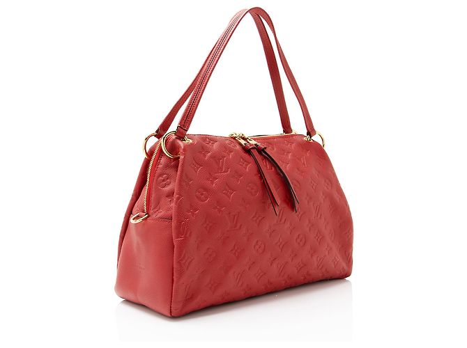 Borsa a Spalla Ponthieu PM in Monogram Empreinte Louis Vuitton Rosso - vista 2