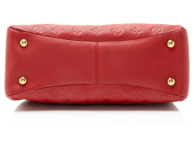 Borsa a Spalla Ponthieu PM in Monogram Empreinte Louis Vuitton Rosso - vista 4