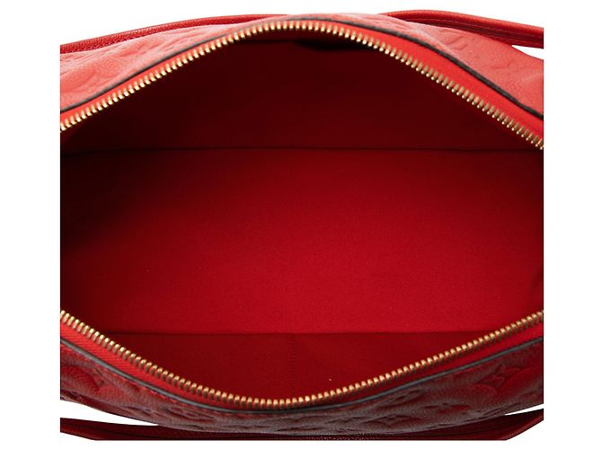 Borsa a Spalla Ponthieu PM in Monogram Empreinte Louis Vuitton Rosso - vista 7