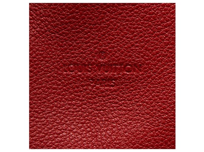 Borsa a Spalla Ponthieu PM in Monogram Empreinte Louis Vuitton Rosso - vista 9