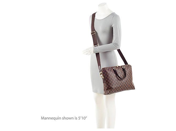 Louis Vuitton Damier Ebene Porte Documents Jour Bag Brown - view 5