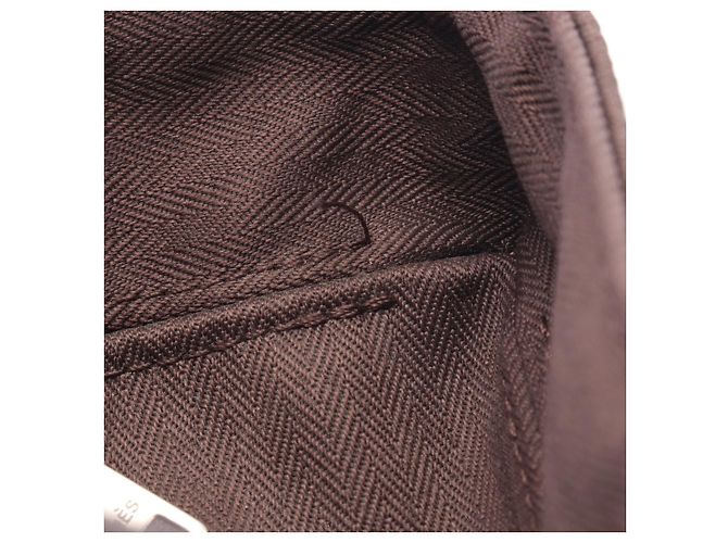 Borsa in pelle e tela Acapulco PM di Hermès Marrone - vista 2