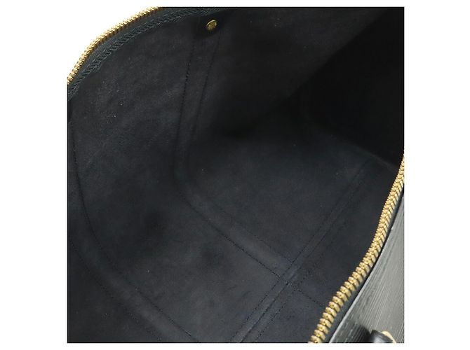 Borsa Boston Keepall 45 Epi di Louis Vuitton Nero - vista 6