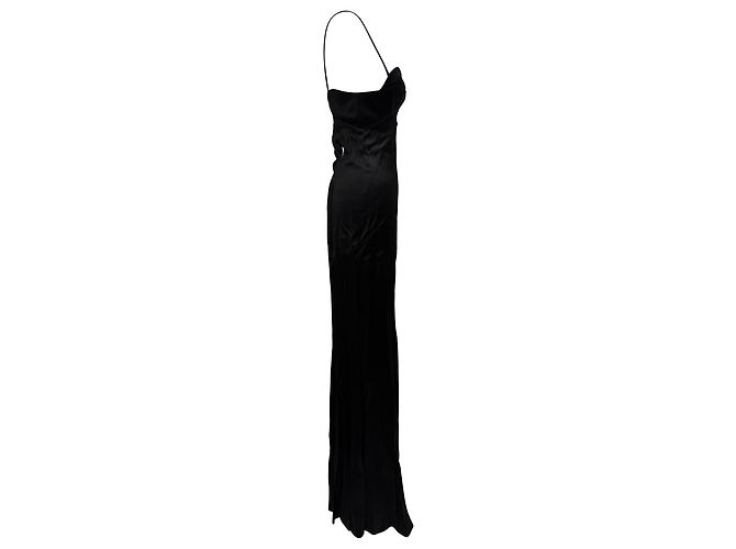 Abito Lungo Givenchy in Viscosa Nera Nero - vista 2