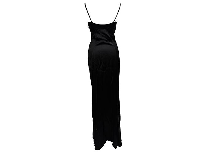 Abito Lungo Givenchy in Viscosa Nera Nero - vista 3