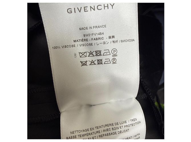 Abito Lungo Givenchy in Viscosa Nera Nero - vista 4