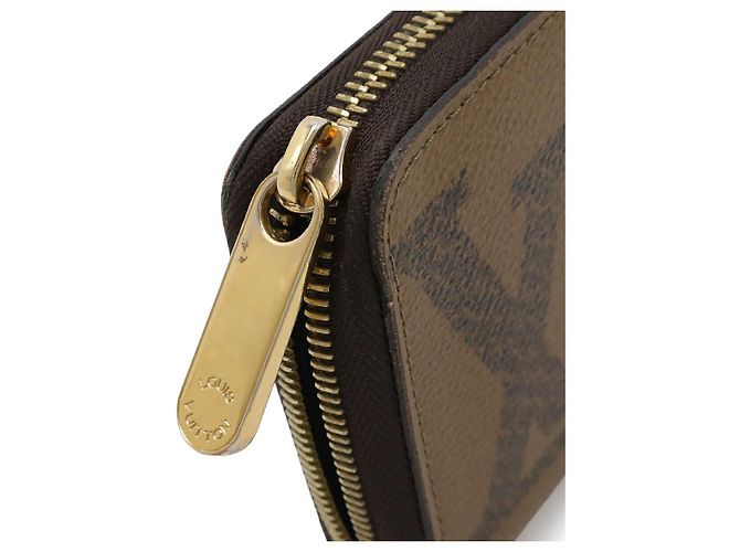 Louis Vuitton Monogram Giant Reverse Zippy Geldbörse Braun - Ansicht 4