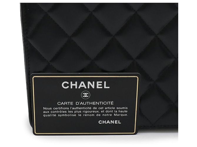 Pochette Matelassée Coco Mark in Pelle Chanel Nero - vista 9