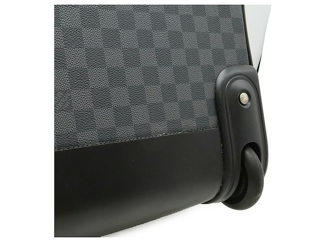 Borsa da viaggio pilota Damier Graphite Louis Vuitton Nero - vista 3