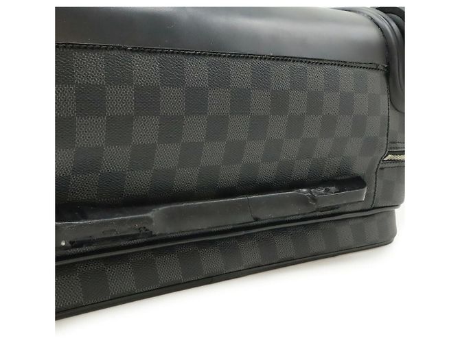 Borsa da viaggio pilota Damier Graphite Louis Vuitton Nero - vista 8