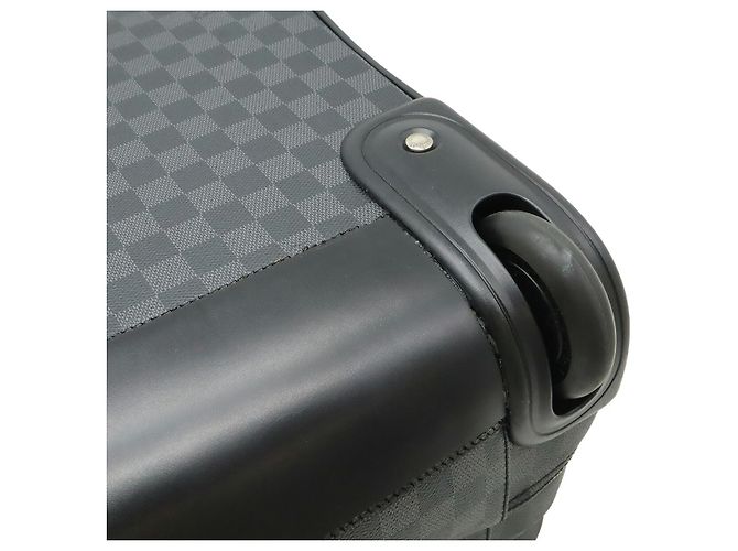 Borsa da viaggio pilota Damier Graphite Louis Vuitton Nero - vista 9
