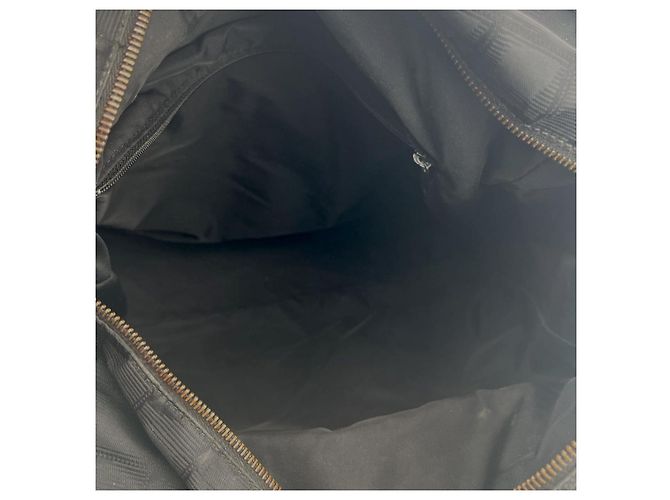 Sac en toile Chanel classique CC pour le shopping Noir - vue 5