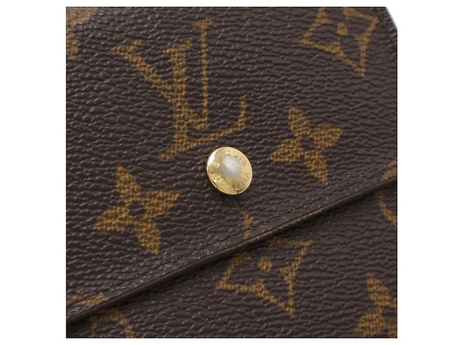 Portafoglio Bifold Elise Monogram Louis Vuitton Marrone - vista 4