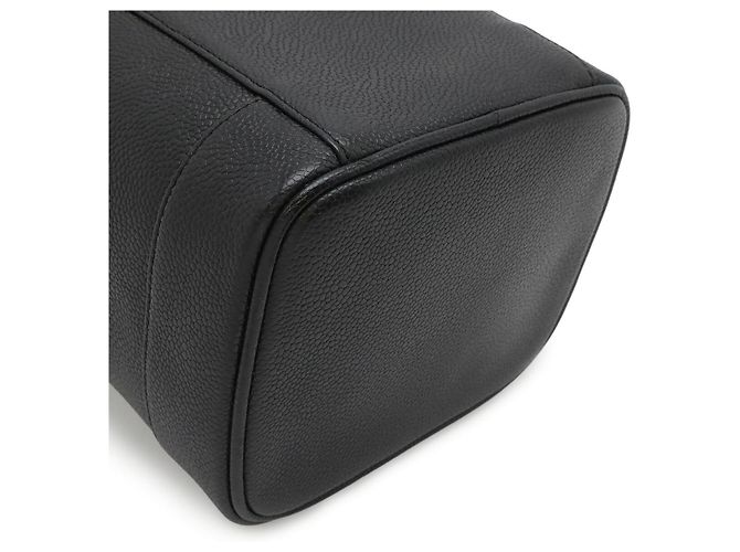 Bolsa Vanity de Couro Caviar Preta Chanel Preto - vista 3