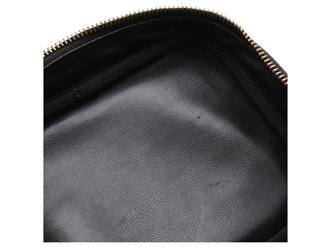 Bolsa Vanity de Couro Caviar Preta Chanel Preto - vista 9