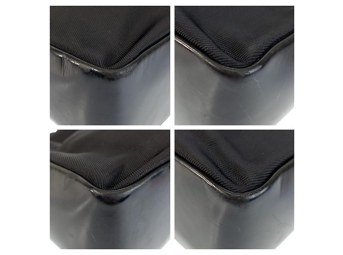 Borsa Tote in Nylon e Pelle Gucci Bamboo Nero - vista 3