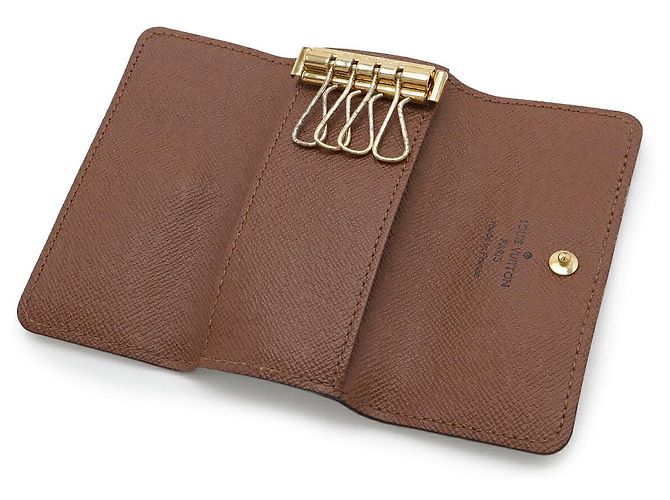 Portachiavi Multicles 4 Monogramma Louis Vuitton Marrone - vista 5