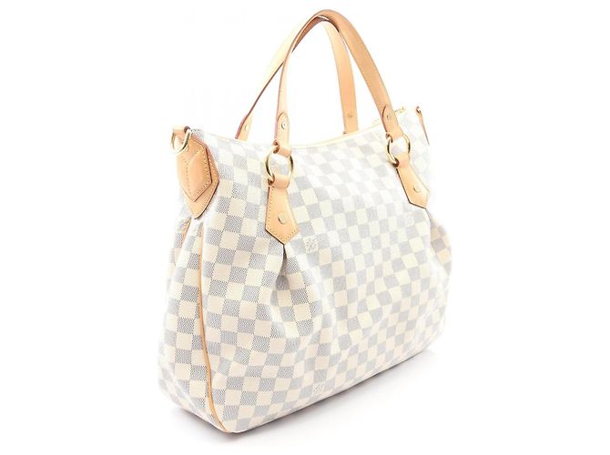 Borsa Evora MM Louis Vuitton in pelle PVC Bianco - vista 4