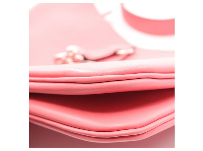 Borsa a spalla in pelle Trim 24 Duo Hermès Rosa - vista 3