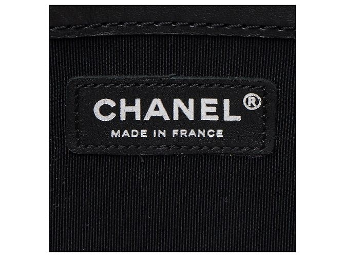 Chanel Tweed Kalbsleder Paris Dallas Enchained Alte Medium Boy Bag - Ansicht 8
